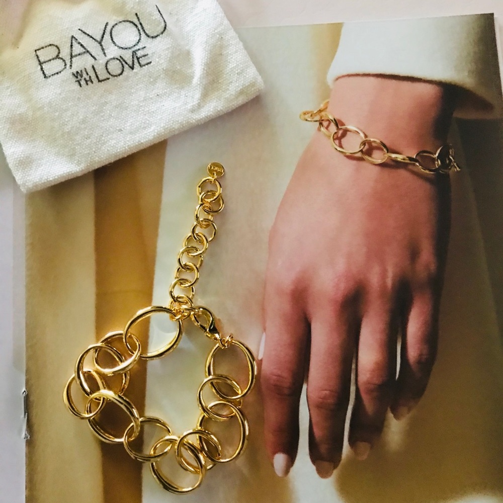 Rachel Zoe Gold Chain Bracelet